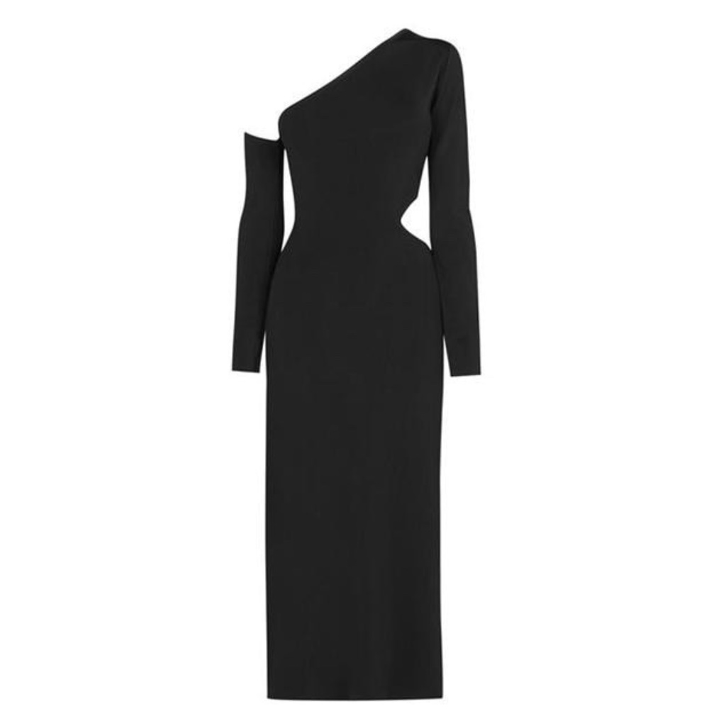 Cult Gaia Black Zora Knit Dress NWT Size M - Picture 7 of 9